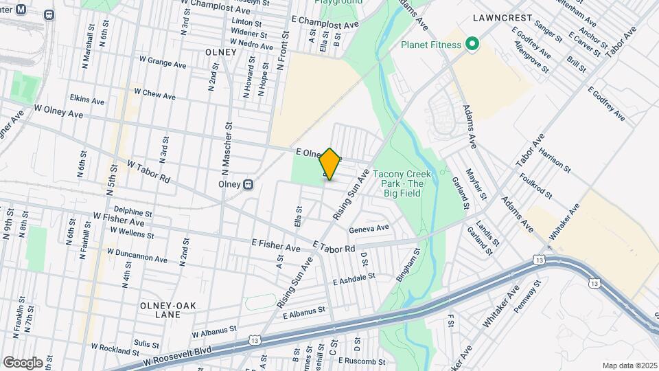 307 E Clarkson Ave-Unit -2ND FLOOR Map and Location Details