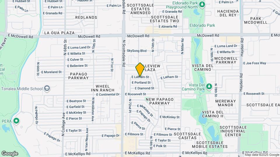 7249 E Latham St Map and Location Details