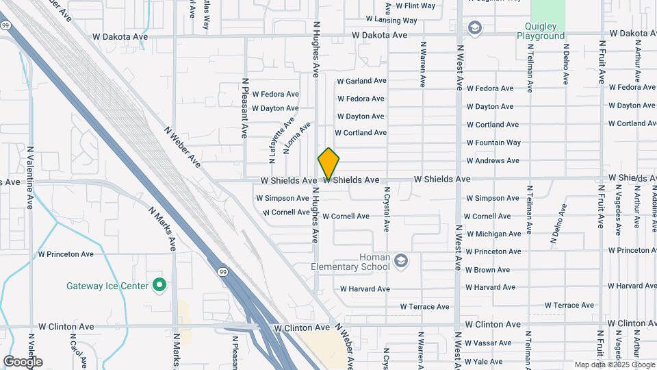 2029 W Shields Ave Map and Location Details