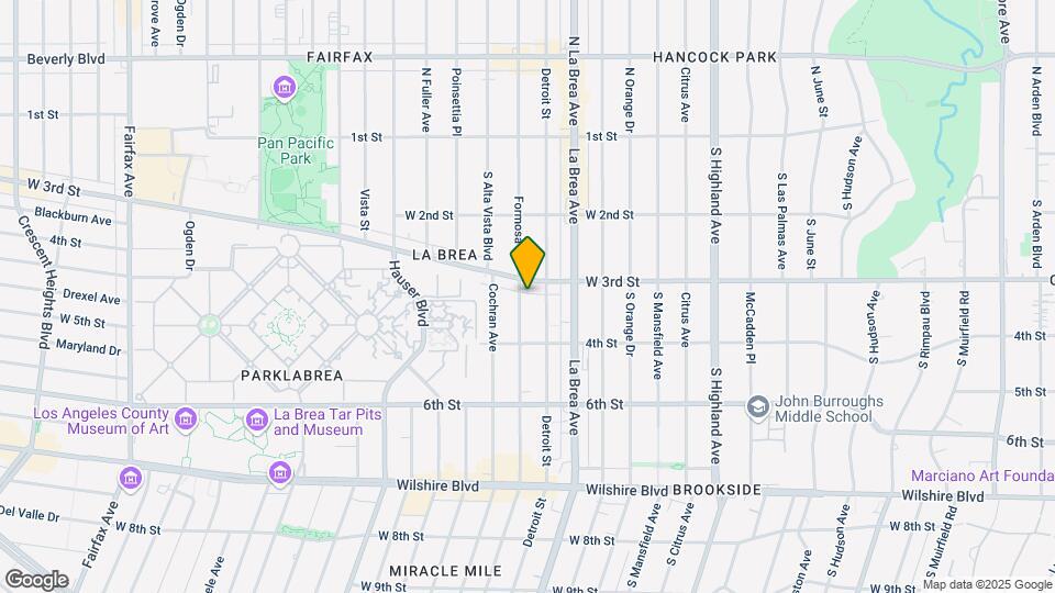 314 S Cloverdale Ave Map and Location Details