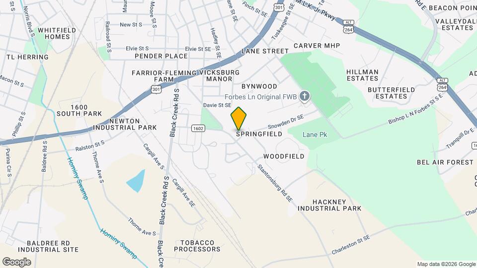 1603 Snowden Dr SE Map and Location Details
