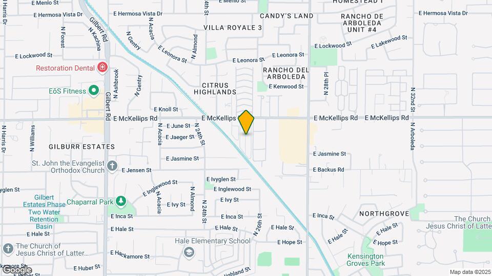 2551 E McKellips Rd Map and Location Details