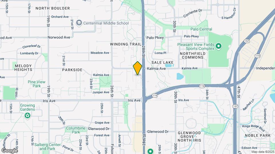 3545 28th St, Unit #307 Map and Location Details