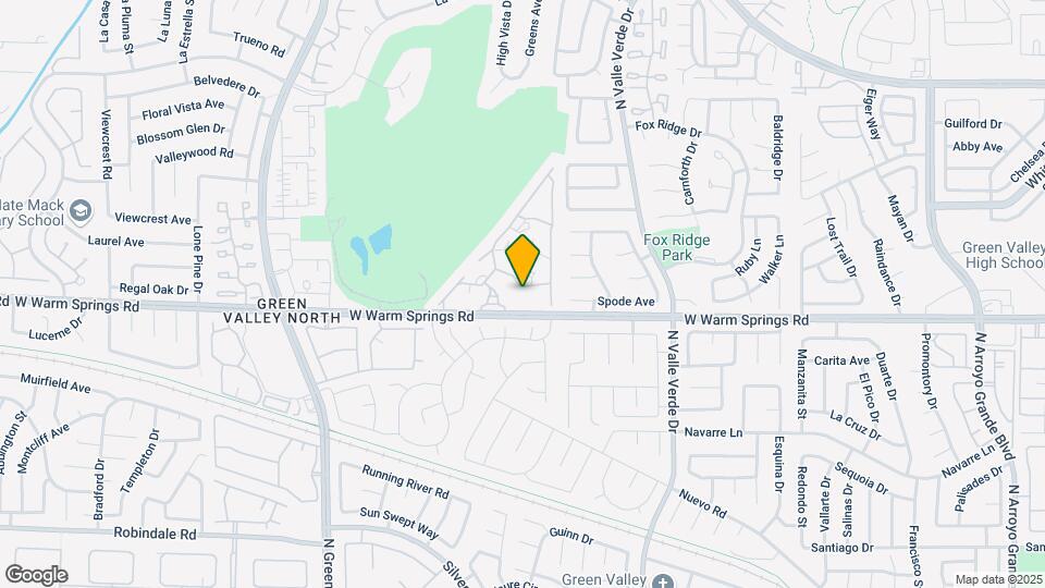 2050 W Warm Springs Rd, Unit 2512 Map and Location Details