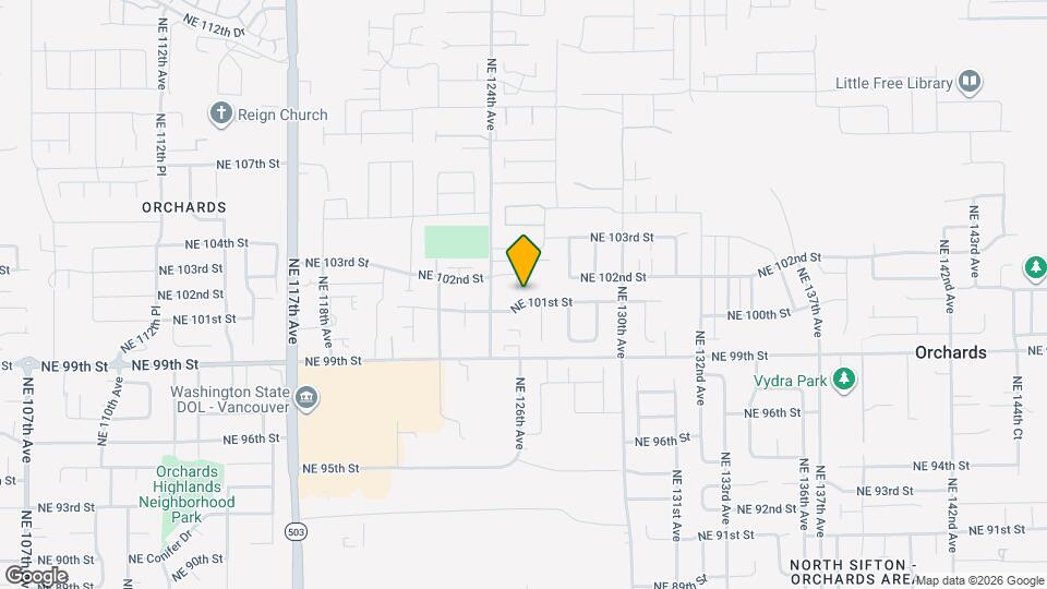 12516 NE 101st St Map and Location Details