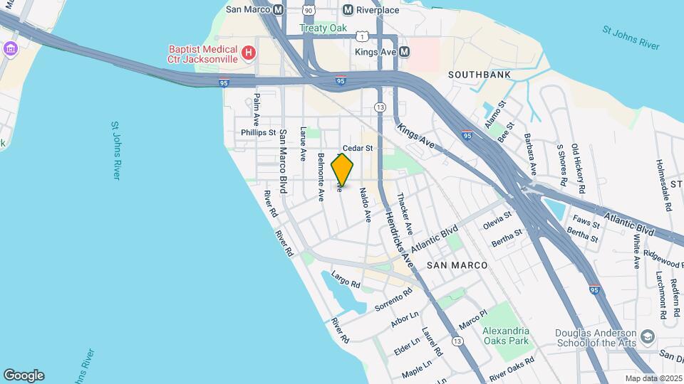 1631 Flagler Ave, Unit 1 Map and Location Details