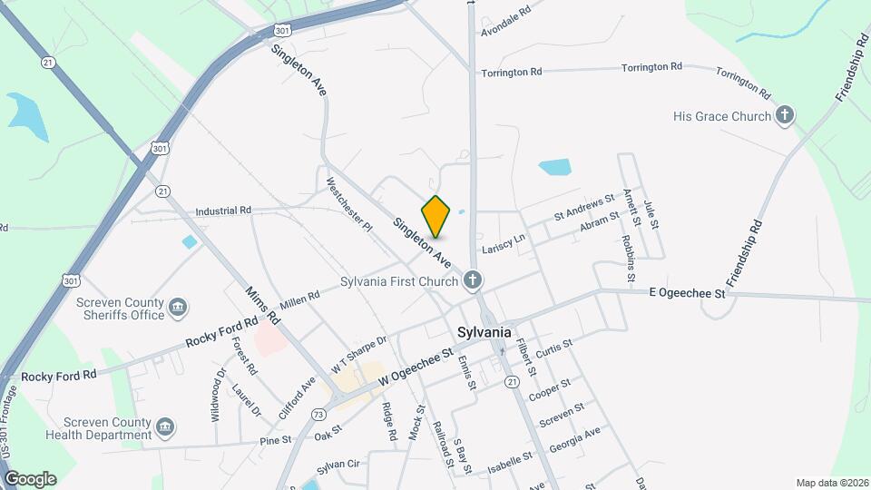 216 Singleton Ave Map and Location Details