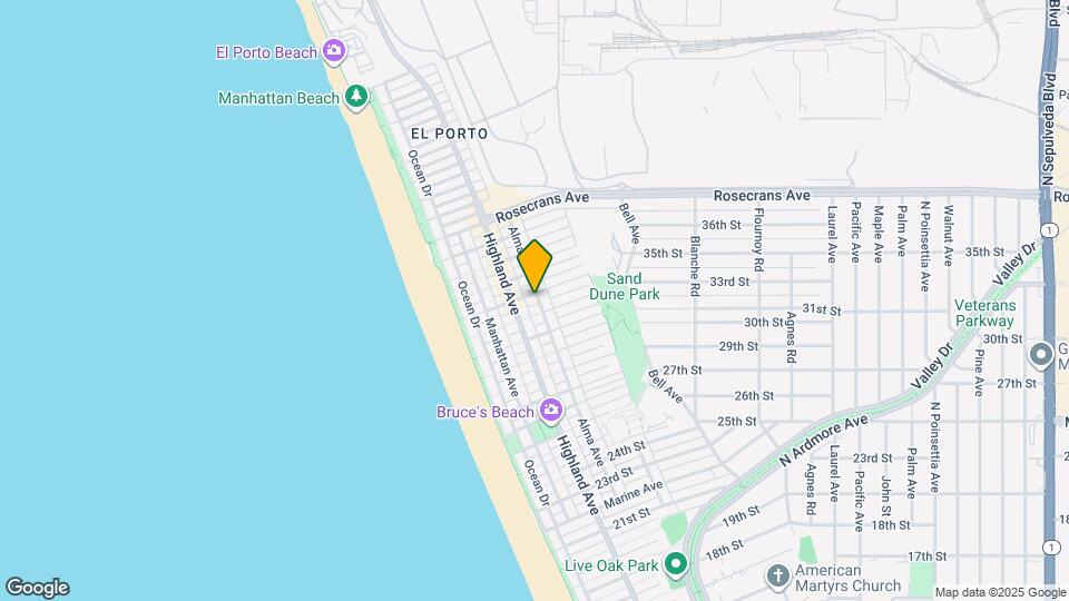 3217 Alma Ave Map and Location Details