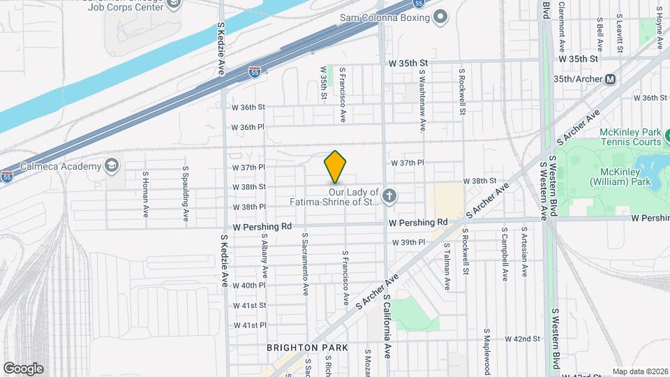 2913 W 38th St, Unit 2 Mapa y Detalles de la Ubicación