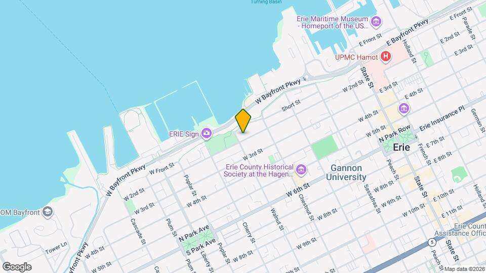 454 W 2nd St Map and Location Details