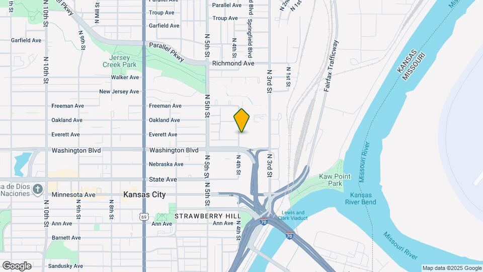 1319 N 4th St Map and Location Details