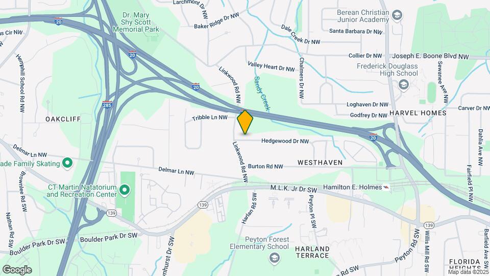 2875 Hedgewood Dr NW Map and Location Details