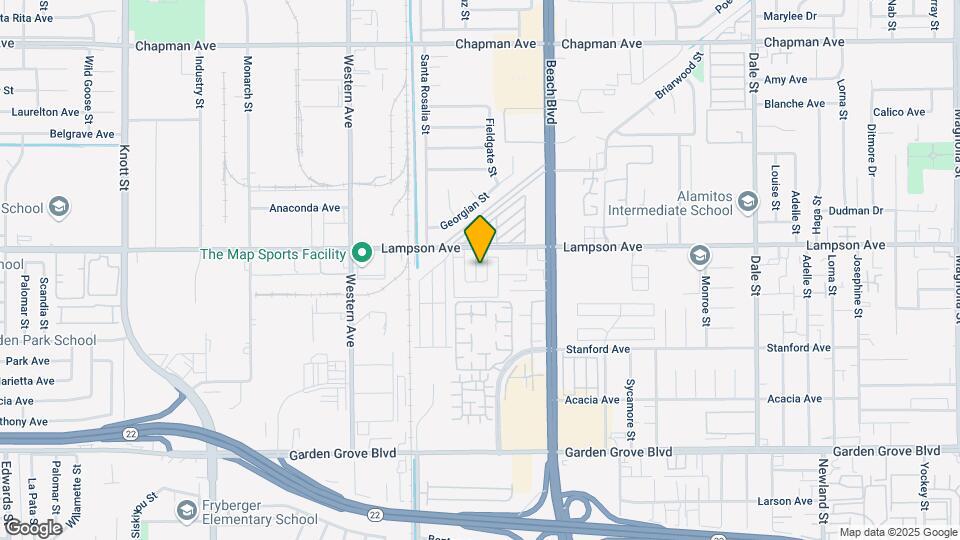 12551 Orrway Dr Mapa y Detalles de la Ubicación