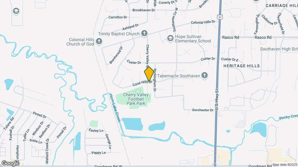 2011 Coral Hills Dr Map and Location Details