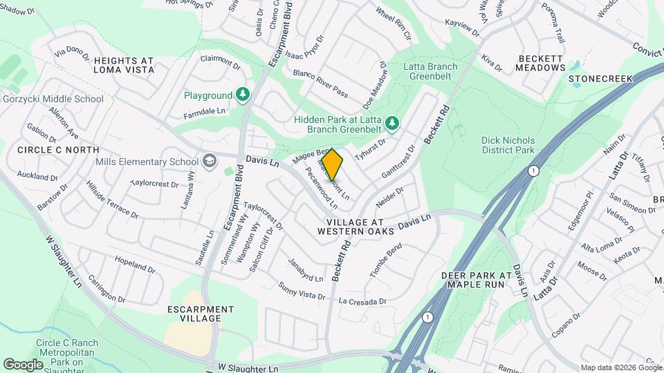 5801 Marchmont Ln Map and Location Details