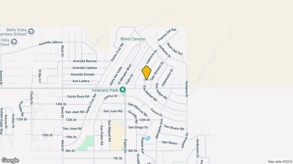 9880 San Rafael Rd Map and Location Details