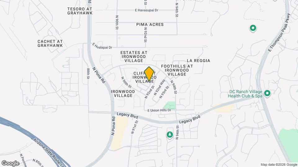 9187 E Siesta Ln Map and Location Details