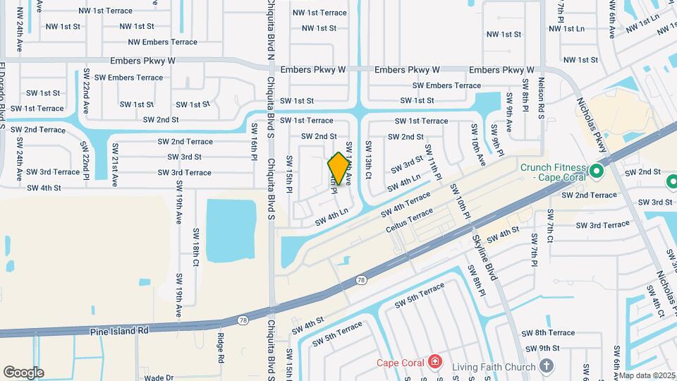 317 SW 14th Pl Map and Location Details