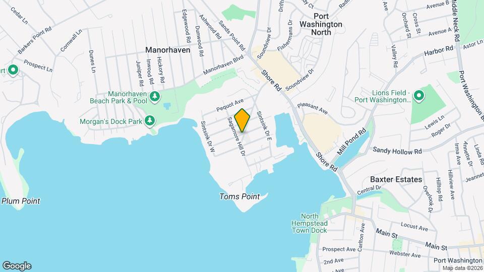 1 Manhasset Ave Map and Location Details