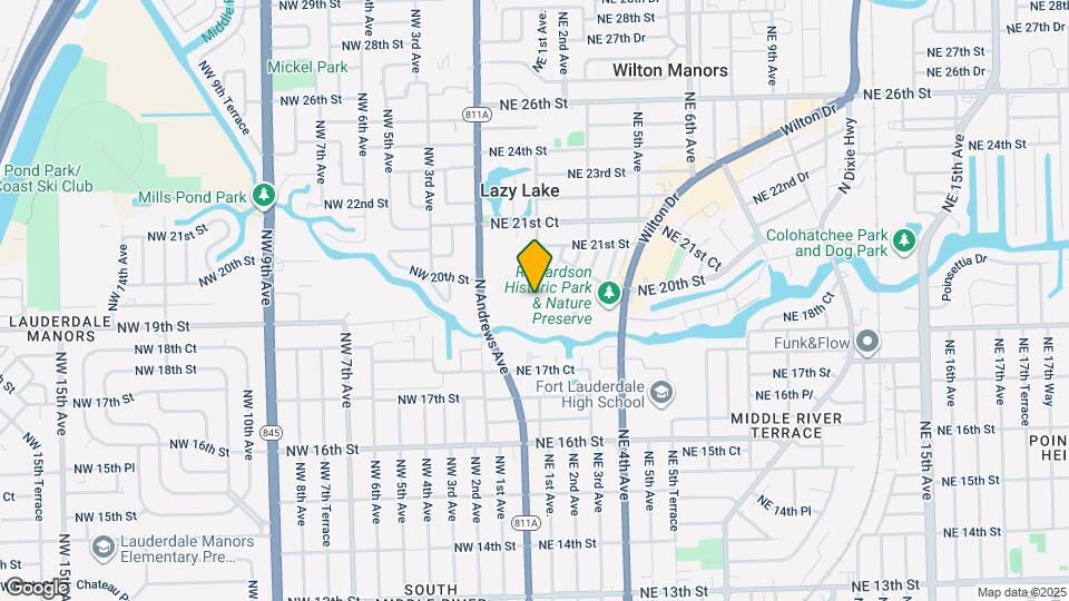 119 NE 19th Ct Map and Location Details