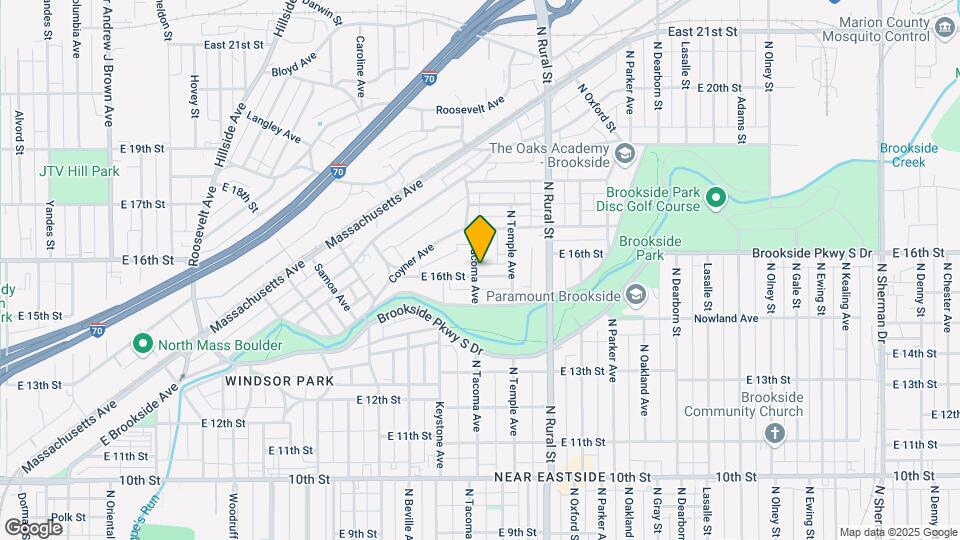 2504 E 16th St Map and Location Details