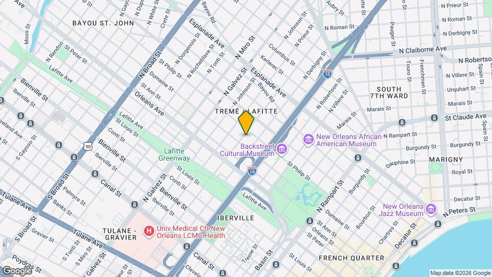 924 N Roman St Map and Location Details