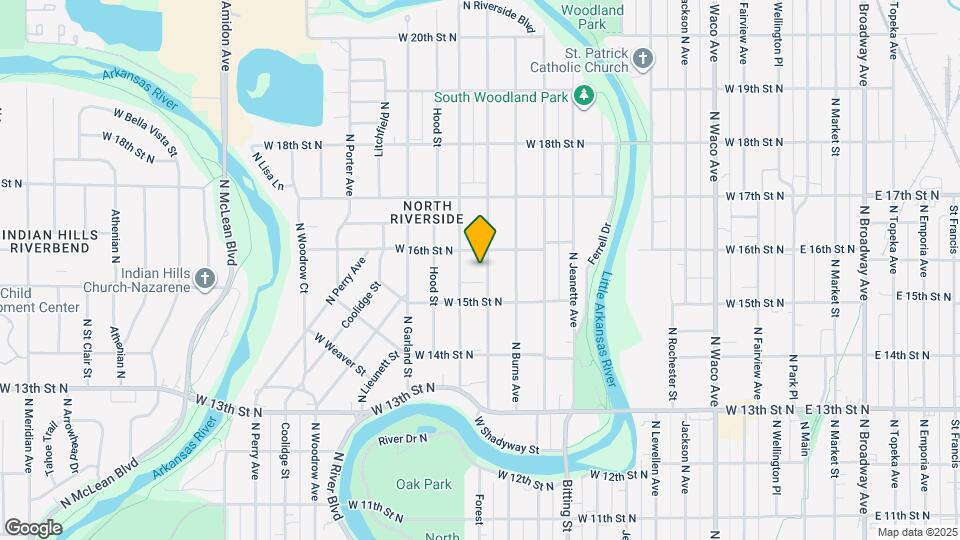 1637 N Salina Ave Map and Location Details