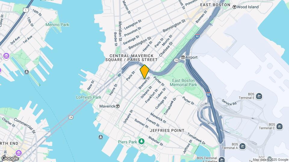 130 Bremen St, Unit 1 Map and Location Details