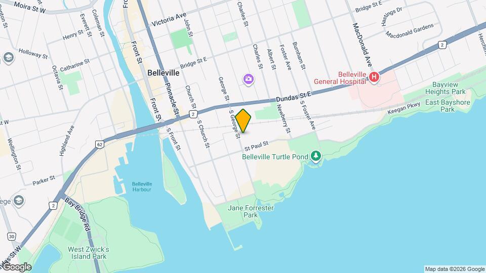 87 S George St Map and Location Details