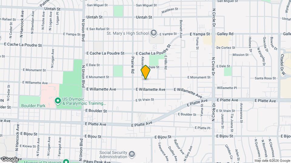 623 Alexander Rd Map and Location Details