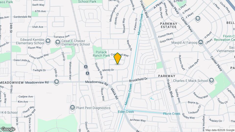 3950 Sequoia Way Map and Location Details