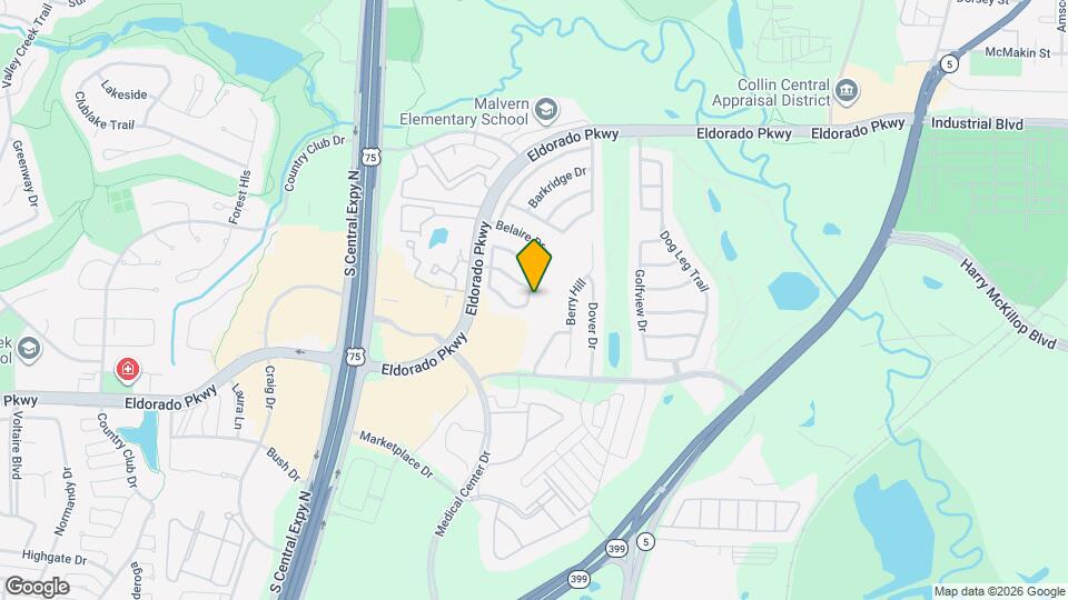 1321 Meadowbrook Dr Map and Location Details