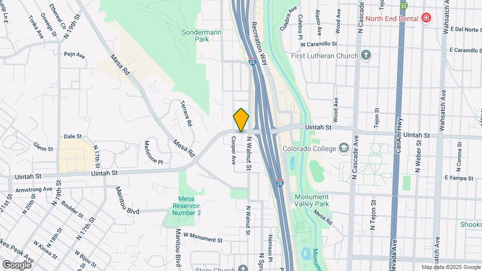 513 W Uintah St Map and Location Details
