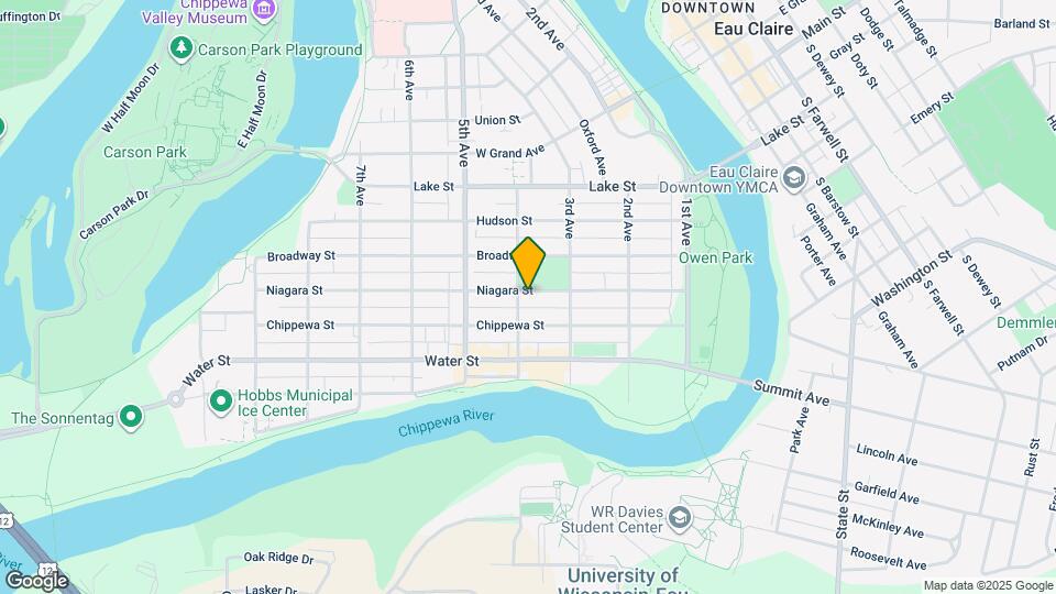 333 Niagara St Map and Location Details
