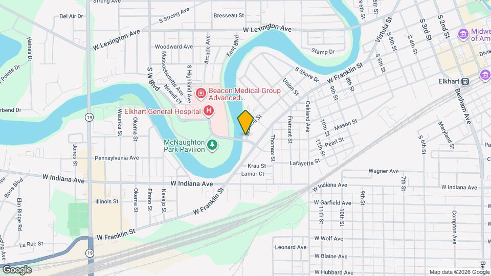 1464 Hudson St Map and Location Details