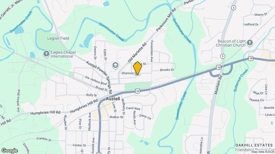 5713 Alabama St SW Map and Location Details