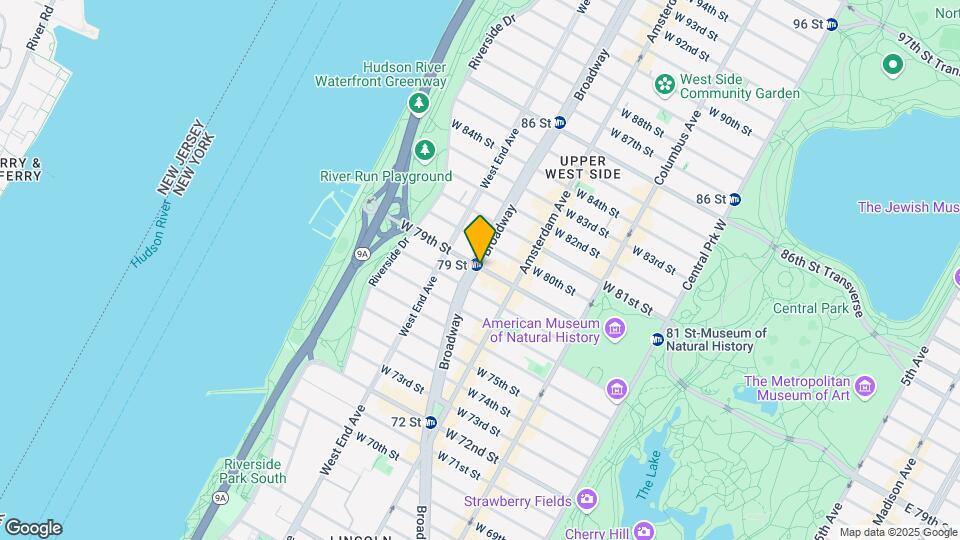 212 W 79th St Map and Location Details