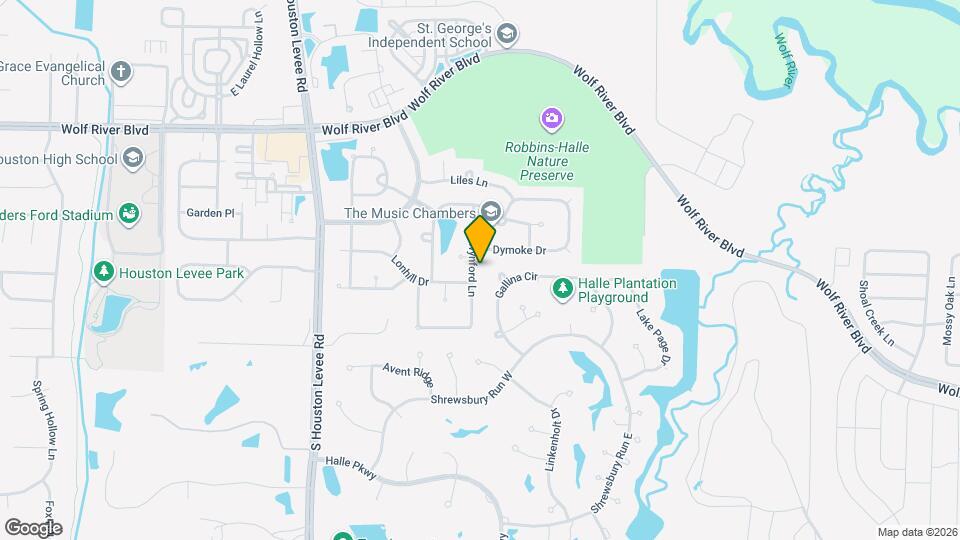 1842 Swynford Ln Map and Location Details