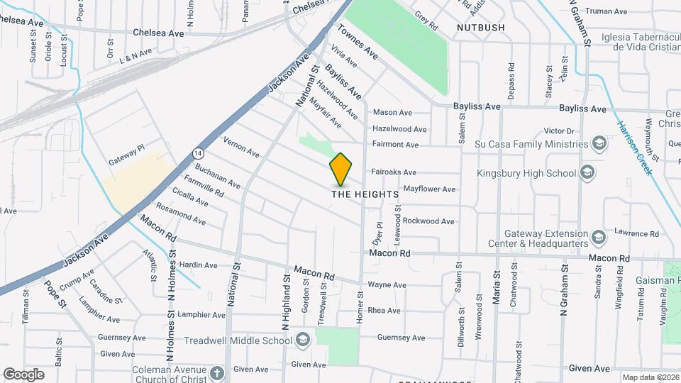 3588 Vernon Ave Map and Location Details