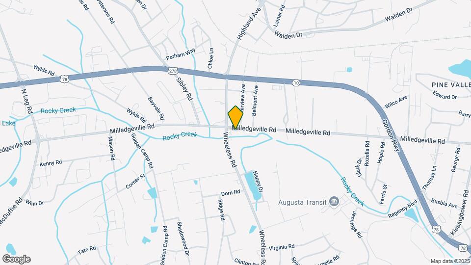 3200 Milledgeville Rd Map and Location Details