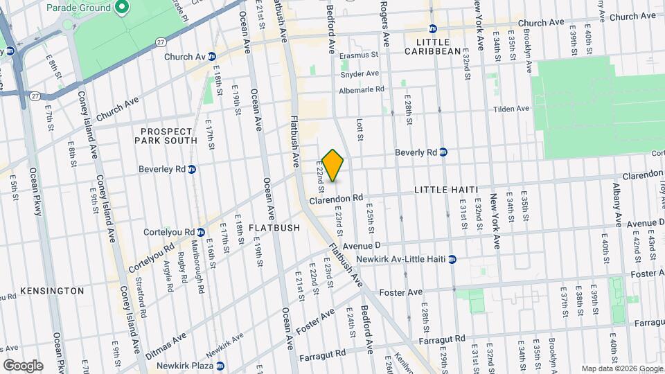 262 E 23rd St Map and Location Details