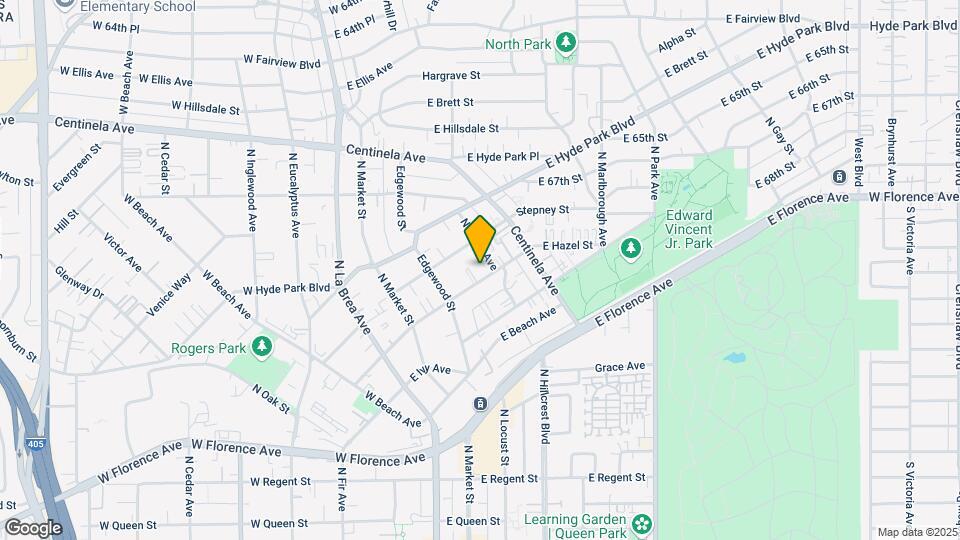 341 E Hazel St Mapa y Detalles de la Ubicación