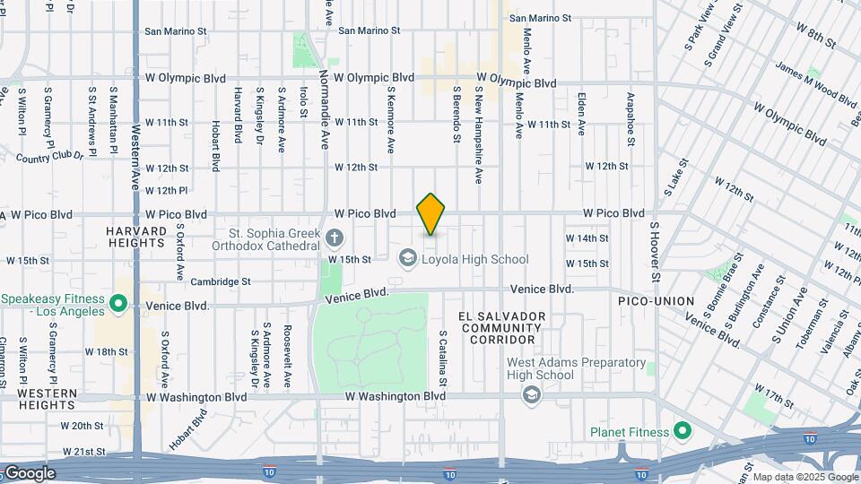 1405 S Catalina St Map and Location Details
