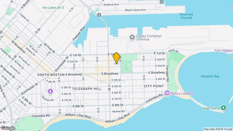 644 E 3rd St Map and Location Details