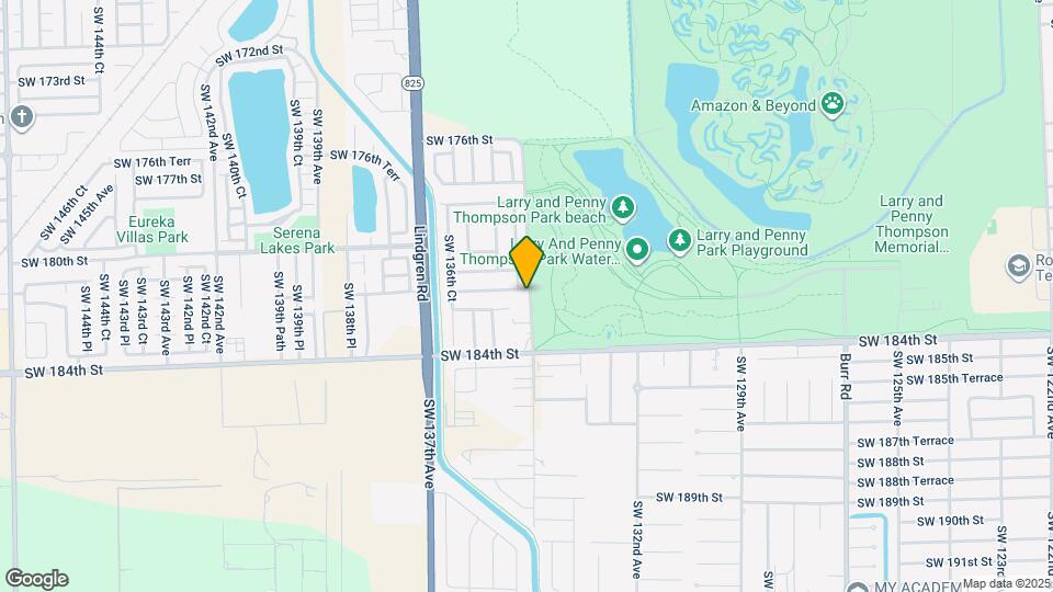 13400 SW 182nd St Map and Location Details