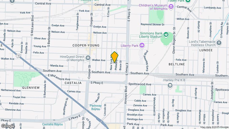 1041 Philadelphia St Map and Location Details