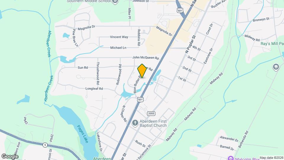 1010 Bion Butler Rd Map and Location Details