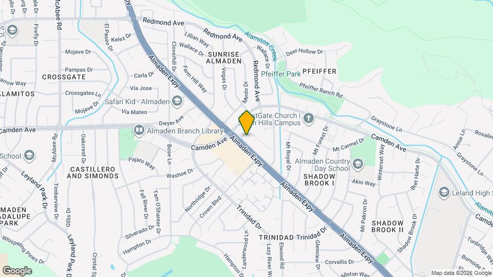 6462 Almaden Rd Map and Location Details