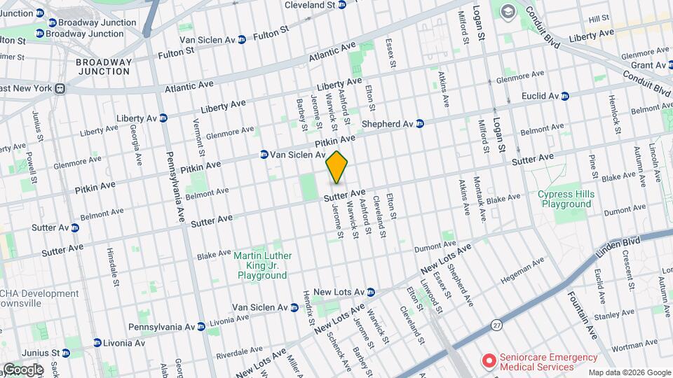 433 Jerome St Map and Location Details