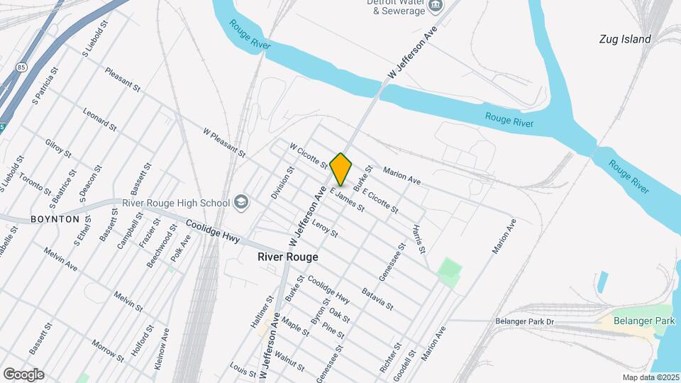 19 E James St Map and Location Details